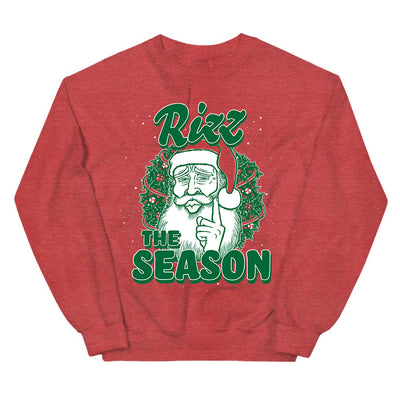 Rizz The Season "Handsome" Christmas Crewneck Sweatshirt