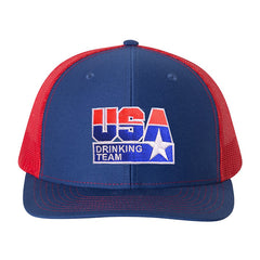 Mexican Drinking Team Logo Trucker Hat - USA Drinking Team