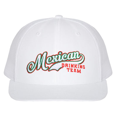 Mexican Drinking Team Logo Trucker Hat
