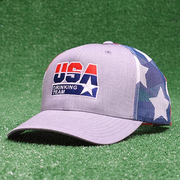 Mexican Drinking Team Logo Trucker Hat - USA Drinking Team