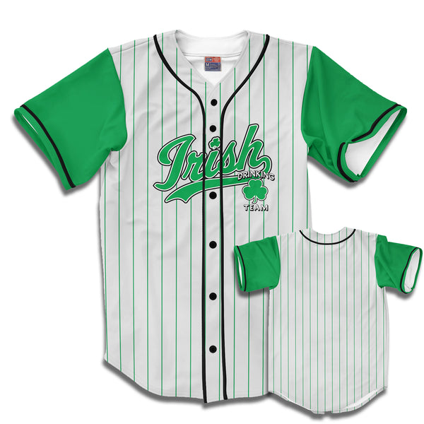 USA Drinking Team (White Pinstripe) Baseball Jersey