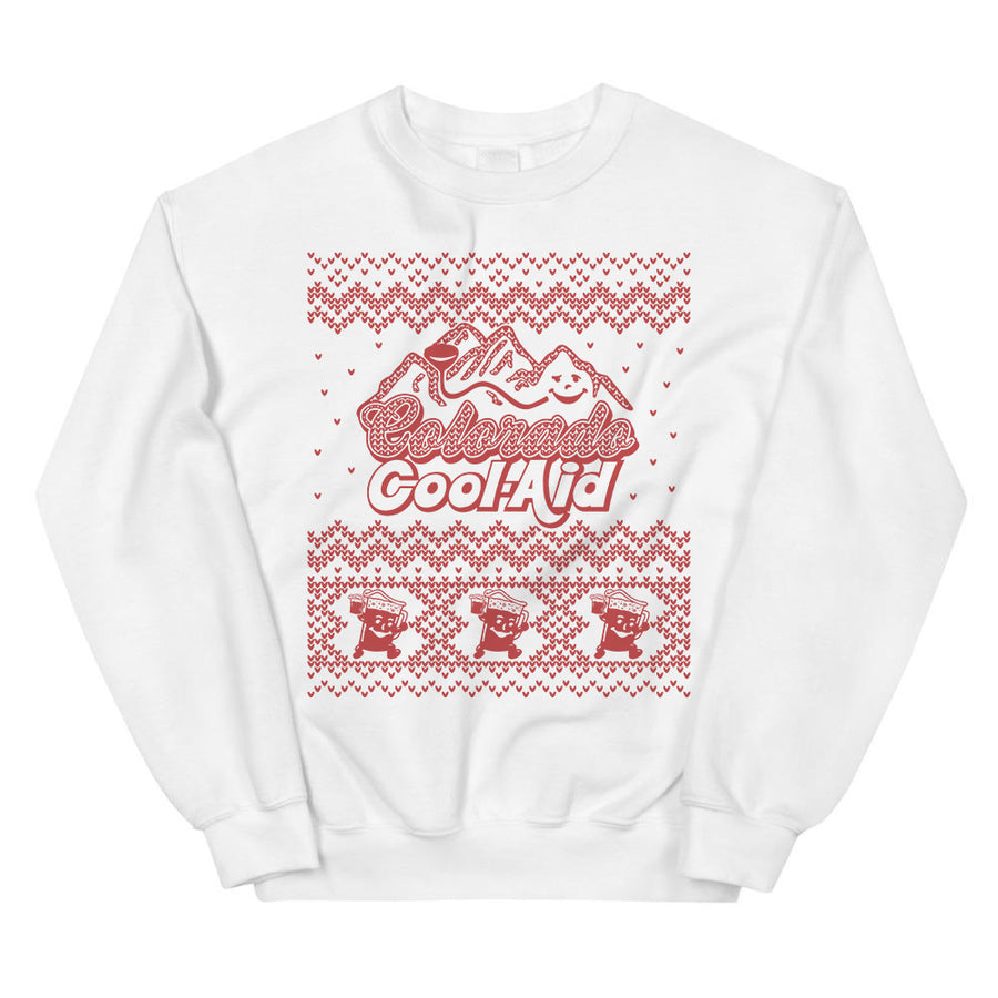 Colorado Cool-Aid  Ugly Christmas Crewneck Sweatshirt