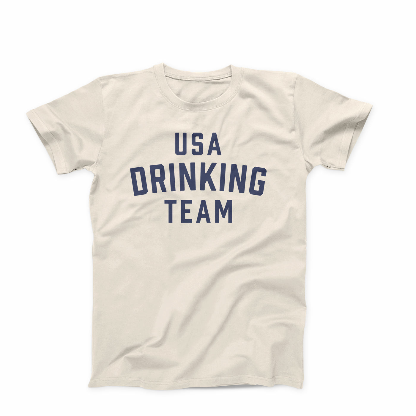 USA Drinking Team (White Pinstripe) Baseball Jersey, USA Drinking Team