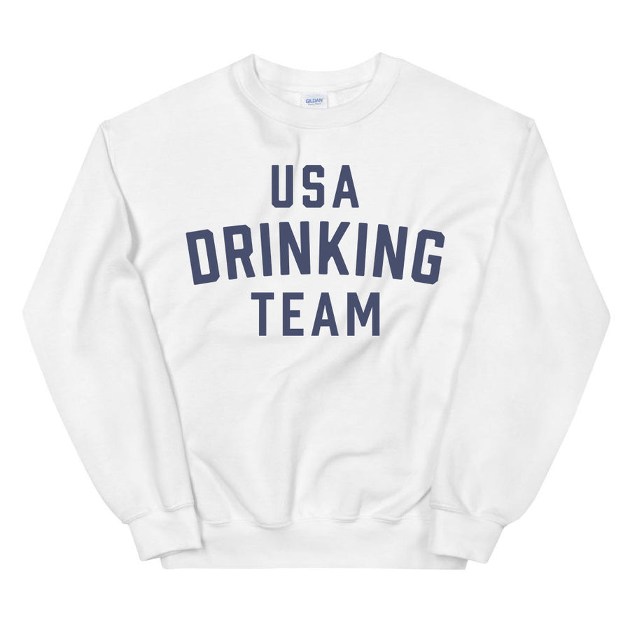 Old School USA Drinking Team Crewneck