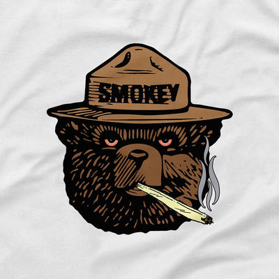 Smokey The Bro T-Shirt (White)