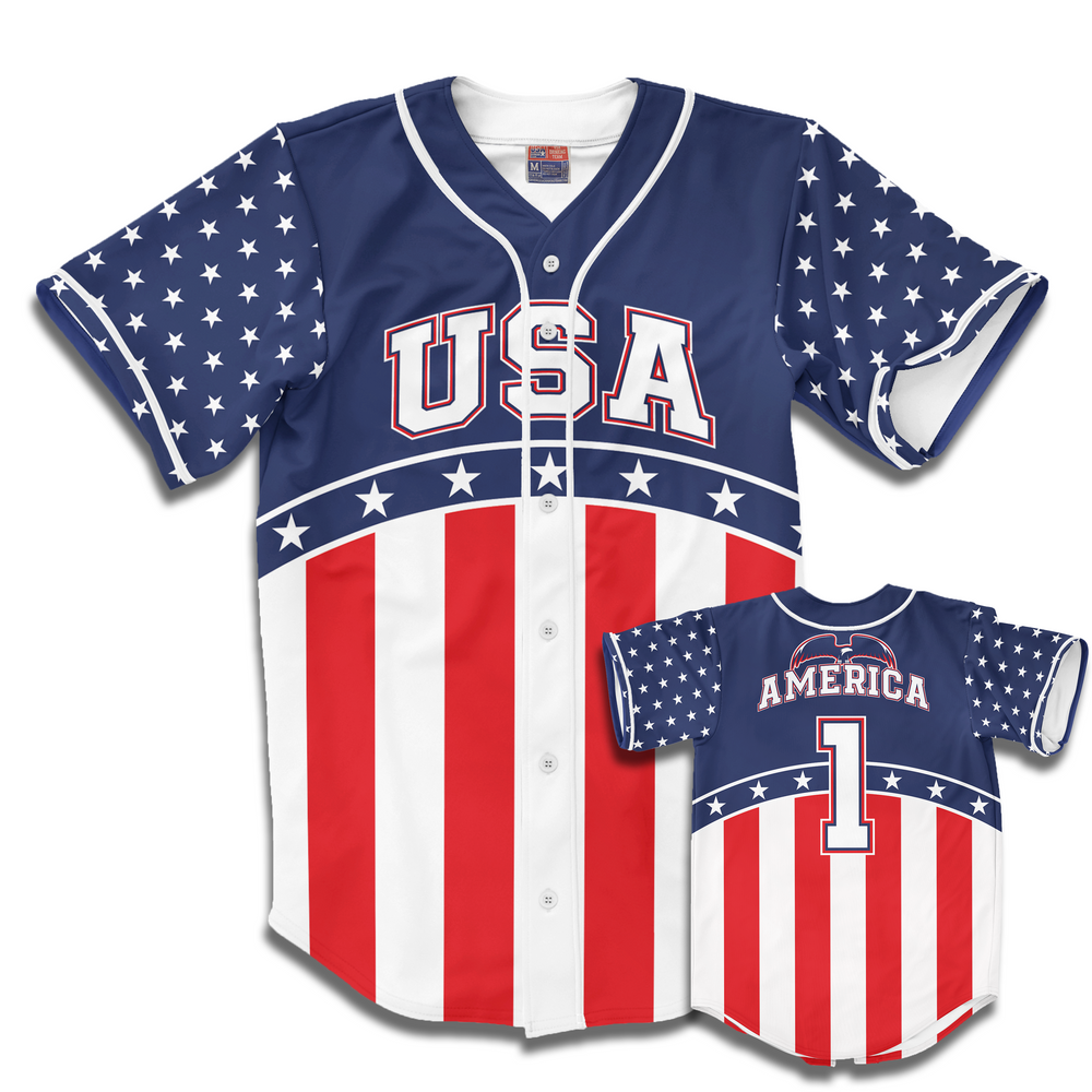 German Drinking Team Baseball Jersey - USA Drinking Team