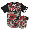 USA Baseball Jersey Camo (Red)