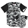 USA Baseball Jersey Camo (Black/White)