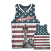 Statue of Liberty Basketball Jersey w/ Beer Holder