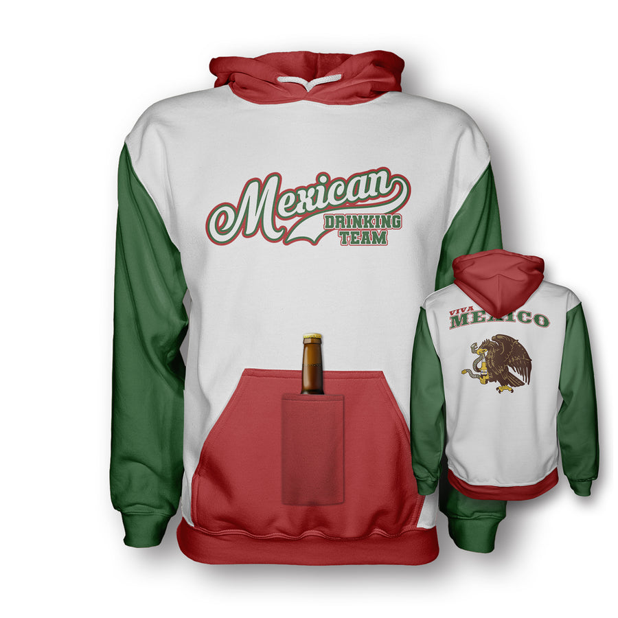 Mexican Drinking Team Beer-Holder Hoodie