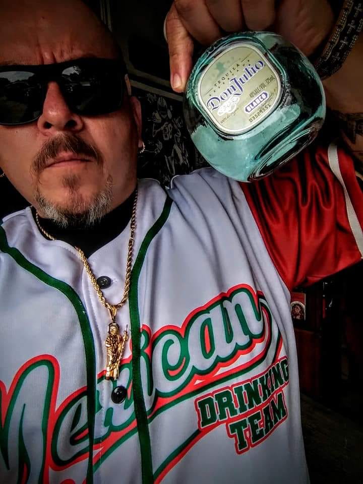 Mexico Drinking Team Basketball Jersey w/ Beer Holder - USA Drinking Team