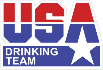 USA Drinking Team Magnet