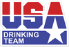 USA Drinking Team Sticker