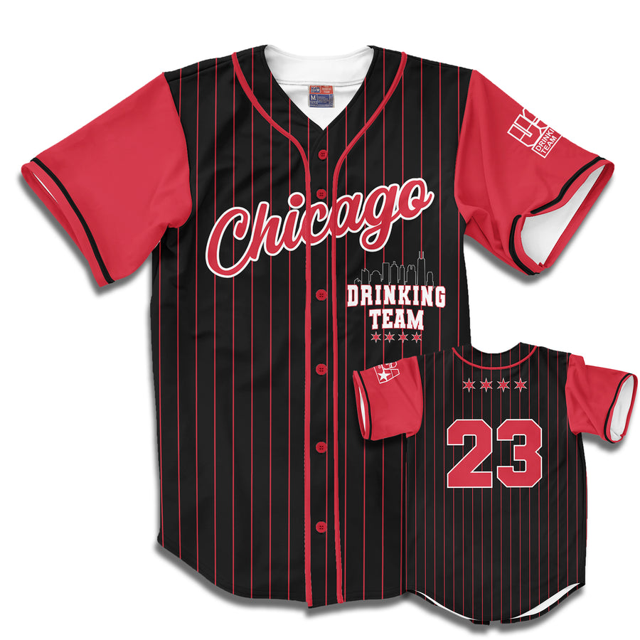 Mexican Drinking Team Baseball Jersey - USA Drinking Team