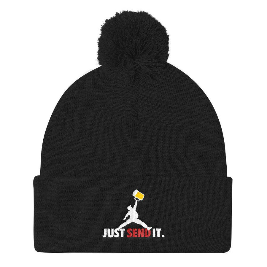 Drunkman Logo Pom Beanie