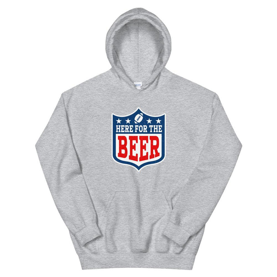 Here For The Beer Hoodie