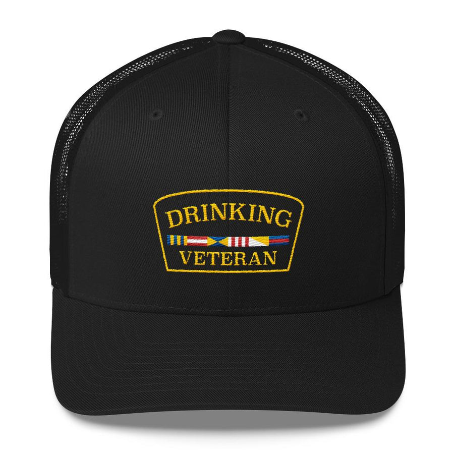 Drinking Veteran Trucker Hat