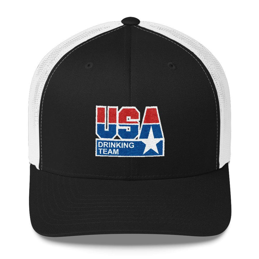USA Drinking Team Logo Trucker Hat