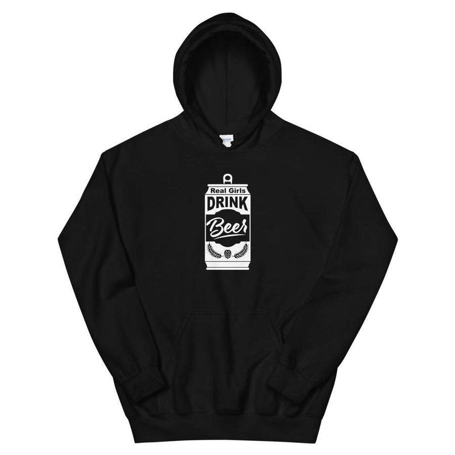 Real Girls Drink Beer Hoodie